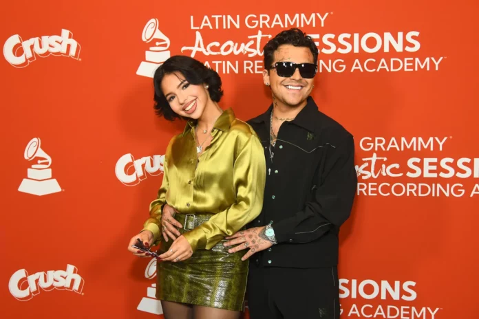Christian Nodal defiende a Ángela Aguilar tras entrevista de Cazzu