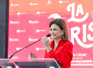 Raquel Peña encabeza lanzamiento del Bono Navideño y del programa La Navidad del Cambio en Santiago