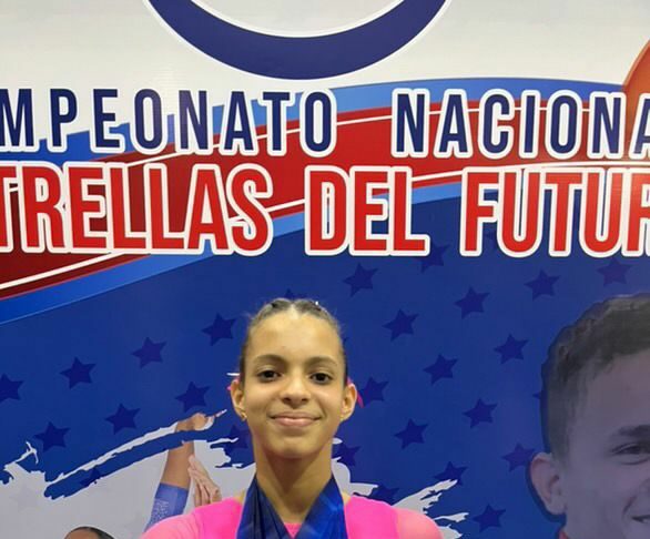 Mia Lugo se corona campeona en el Campeonato Nacional Estrellas del Futuro de Gimnasia