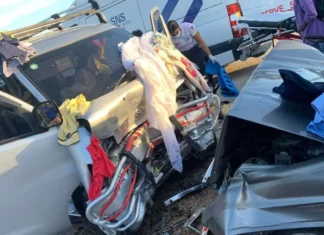 Mujer embarazada y su esposo pierden la vida en accidente de tránsito