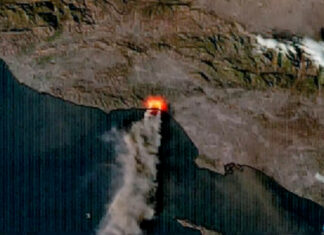 Imágenes satelitales desvelan la devastadora magnitud del fuego que consume California