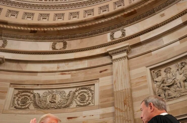 Las mejores fotos de la histórica investidura de Donald Trump
