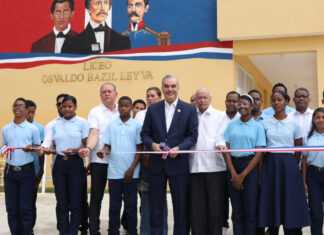 Abinader inaugura un liceo en Pantoja y un Caipi en Manoguayabo