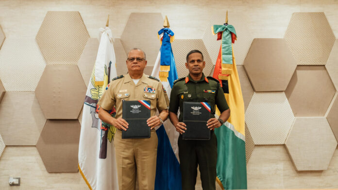 Fuerzas Armadas de RD y Guyana firman acuerdo de cooperación