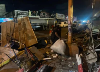 MOPC desaloja vendedores en el kilómetro 9 de la autopista Duarte