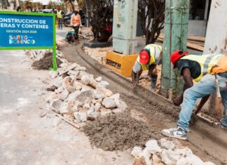 ADN avanza en construcción de aceras y contenes que abarcará 21 sectores