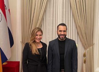 Carolina Mejía participa en reunión con el presidente Nayib Bukele