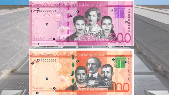 Banco Central anuncia la emisión de nuevos billetes de RD$100 y RD$200
