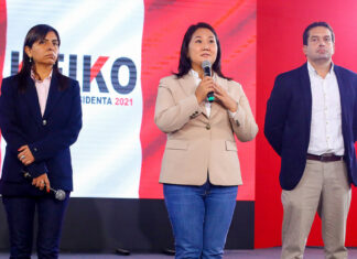Fujimori se impone sobre Sánchez por un pequeño margen en el conteo en Perú