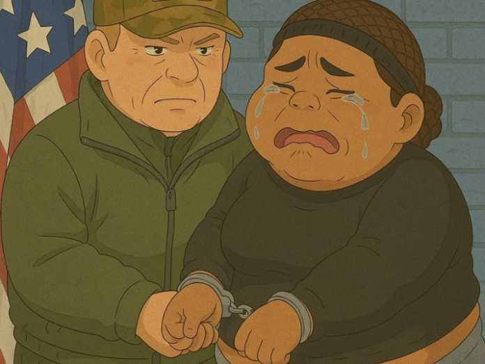 La Casa Blanca trolea a lo Ghibli a una narcotraficante detenida