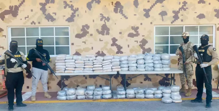 Ocupan 815 libras de marihuana a dos hombres en Pedernales