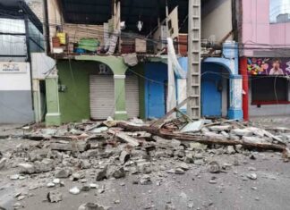 Fuerte sismo en la costa norte de Ecuador
