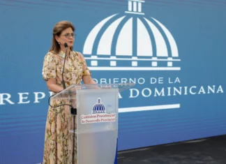 Vicepresidenta Raquel Peña inaugura obras de revalorización en el Centro Histórico de Santiago