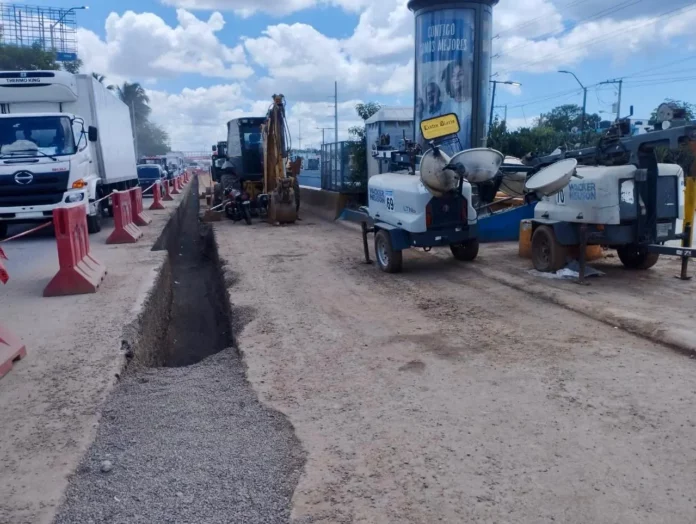 CAASD concluye intervención de sistema sanitario en avenida Las Américas, SDE