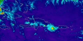 Chubascos locales con posibles tronadas y ráfagas de viento hacia varios puntos del país