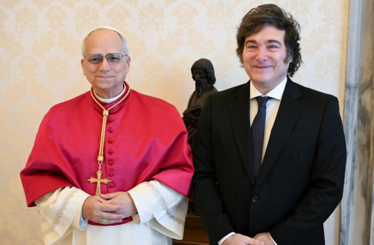 La promesa de León XIV a Milei que lo distingue de Francisco
