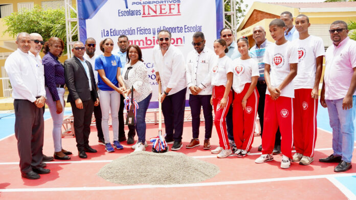 Inefi da inicio a la construcción de polideportivo en San Juan de la Maguana