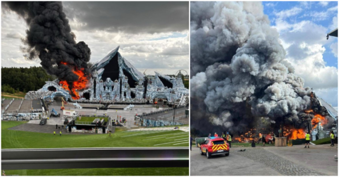 Se incendia escenario principal del festival Tomorrowland