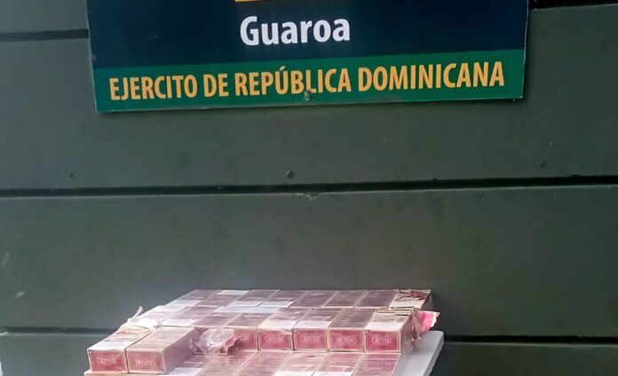 Ejército ocupa contrabando de cigarrillos en San Juan de la Maguana y Montecristi