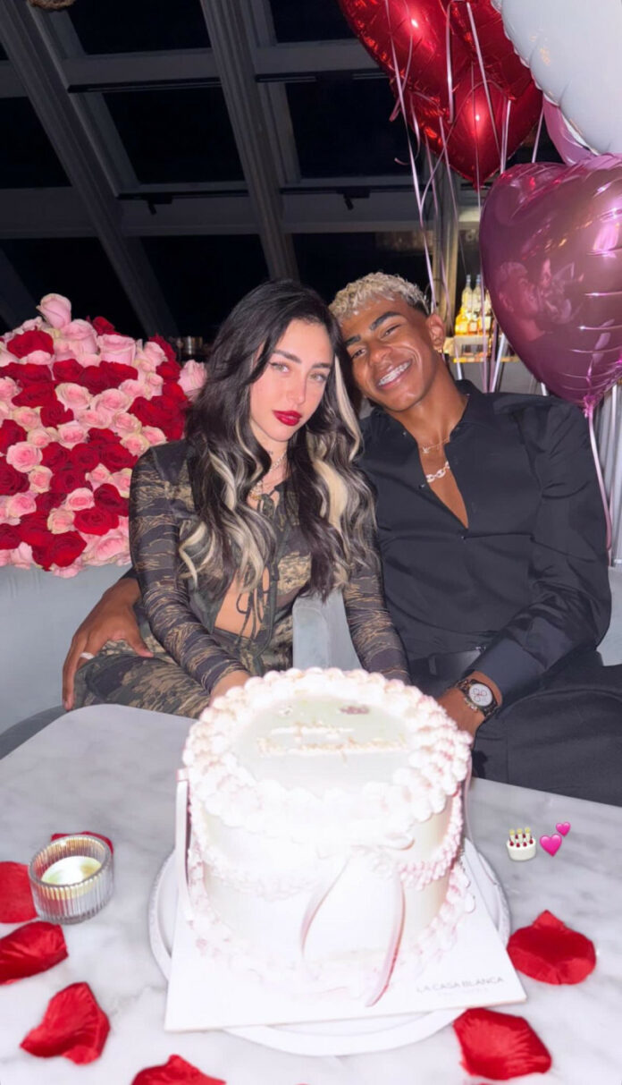 Nicki Nicole confirma su relación con Lamine Yamal el día de su cumpleaños