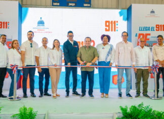 Paliza encabeza inauguración del Sistema 911 y Centro de Superación Comunitaria en Pedernales