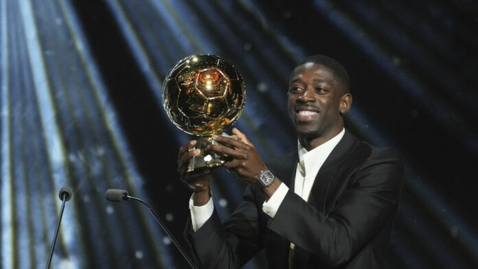 El francés Ousmane Dembélé gana el Balón de Oro 2025
