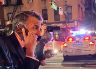 «Todo está bloqueado por ti»: la comitiva de Trump corta el paso a Macron