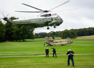 Helicóptero con Donald y Melania Trump a bordo sufre un fallo en pleno vuelo