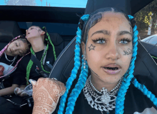 Hija de Kim Kardashian causa polémica por sus tatuajes y piercings a sus 12 años
