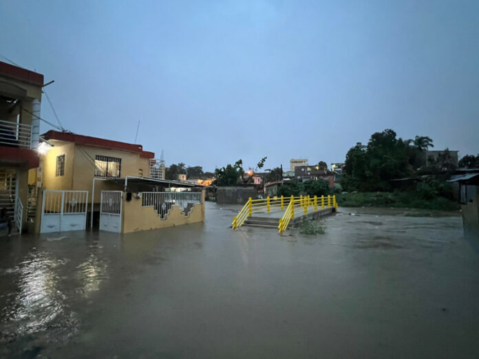 Las lluvias acumuladas en el Distrito Nacional se asemejan a las del 18 de noviembre de 2023