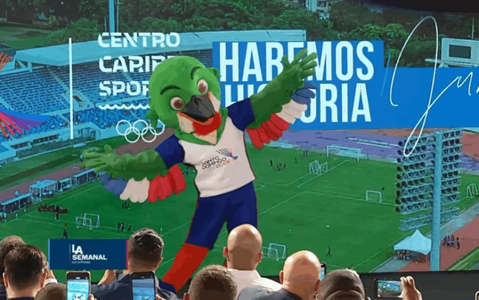 Presentan a “Colí”, mascota oficial de los Juegos Centroamericanos y del Caribe 2026