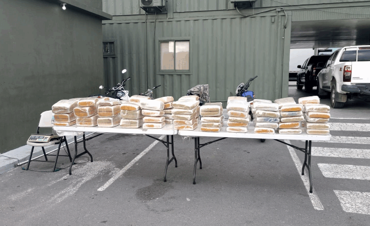 Decomisan 572 libras de marihuana ocultas en un camión en Baní
