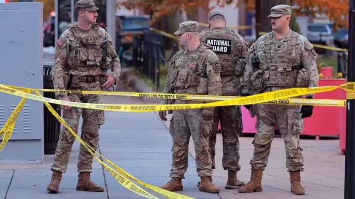 Disparan contra 2 miembros de la Guardia Nacional cerca de la Casa Blanca
