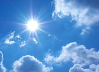 Nubes dispersas y ambiente caluroso en gran parte del país