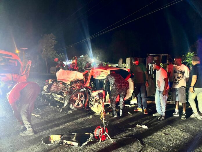 Un muerto y ocho heridos durante accidente en carretera Hato Mayor- SPM