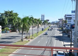 Las principales avenidas del Gran Santo Domingo lucen despejadas este jueves