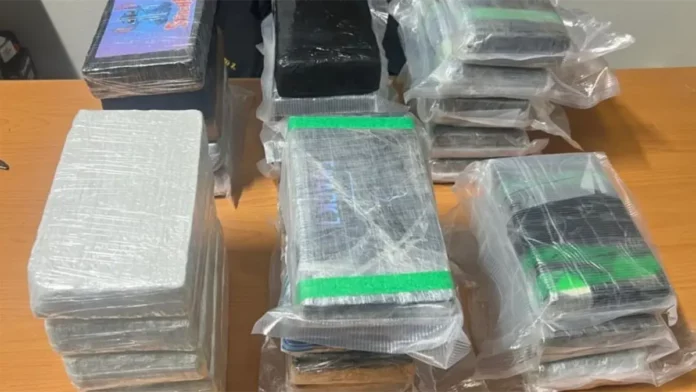 DNCD captura dos alemanes e incauta en el AILA otros 28 paquetes de presunta cocaína