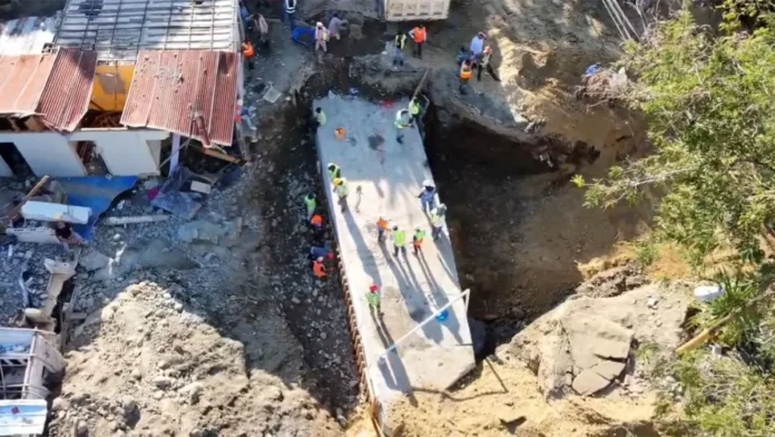 CORAASAN e INAPA concluyen reparación de avería en Sabana Iglesia