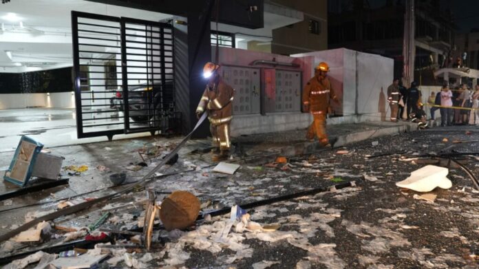 Mantienen clausurada torre In Tempo tras fuerte explosión