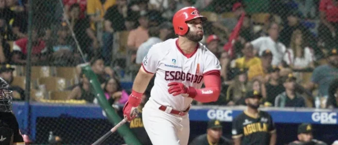 José Marmolejos decide segundo juego ante Águilas
