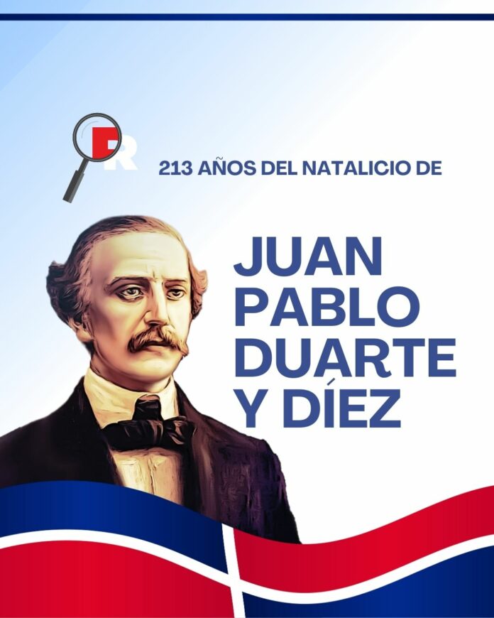 RD conmemora el 213 aniversario del natalicio de Juan Pablo Duarte
