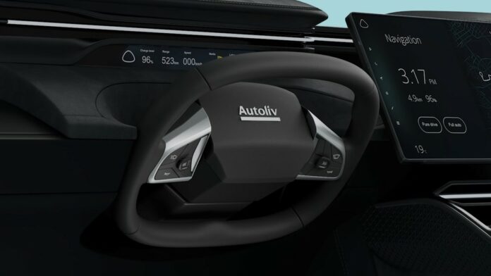 Se presenta el primer volante retráctil para coches autónomos
