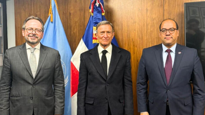 Canciller Álvarez se reúne con representantes de la ONU y GSF para Haití