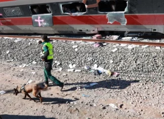 Elevan a 43 los muertos en el accidente ferroviario en el sur de España