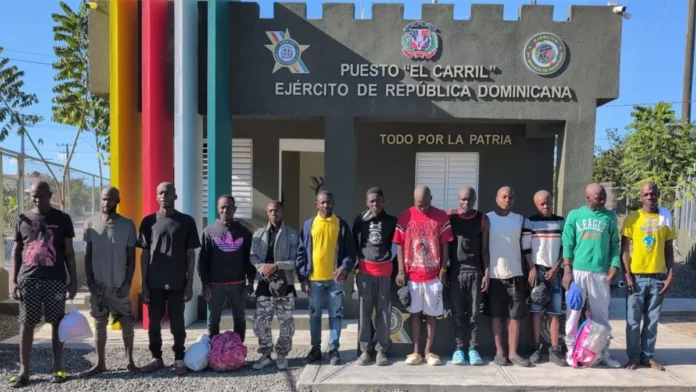 Detienen 282 haitianos indocumentados en diferentes provincias del Sur