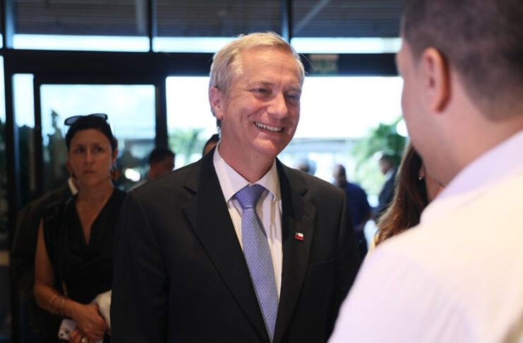 Presidente electo de Chile, José Antonio Kast llega a RD