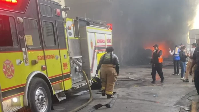 911 informa incendio en fábrica de plásticos en Haina no deja heridos