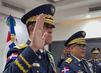 Faride Raful juramenta al nuevo jefe de la Policía Nacional
