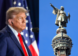 Trump planea poner una estatua del colonizador Cristóbal Colón en la Casa Blanca