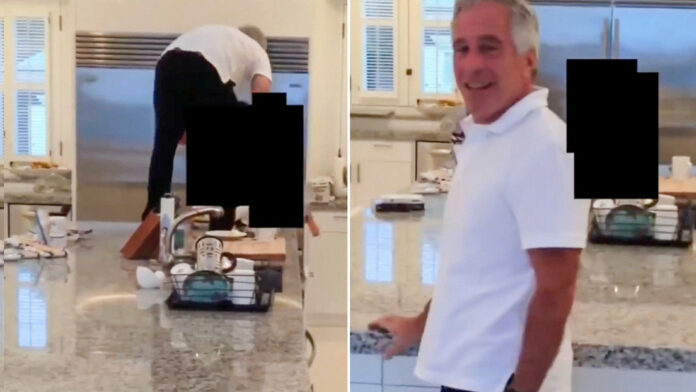 Perturbadoras imágenes de Jeffrey Epstein persiguiendo a dos chicas